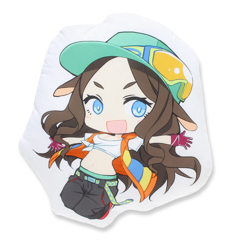 オリジナル形状とサイズで作れます！<br>ダイカットクッションカバー