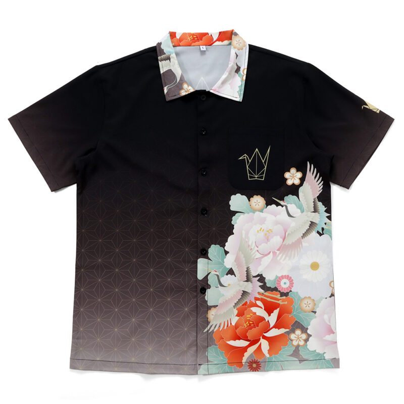 オリジナルデザインを着こなせ！<br>全面印刷が可能な半袖カジュアルシャツ